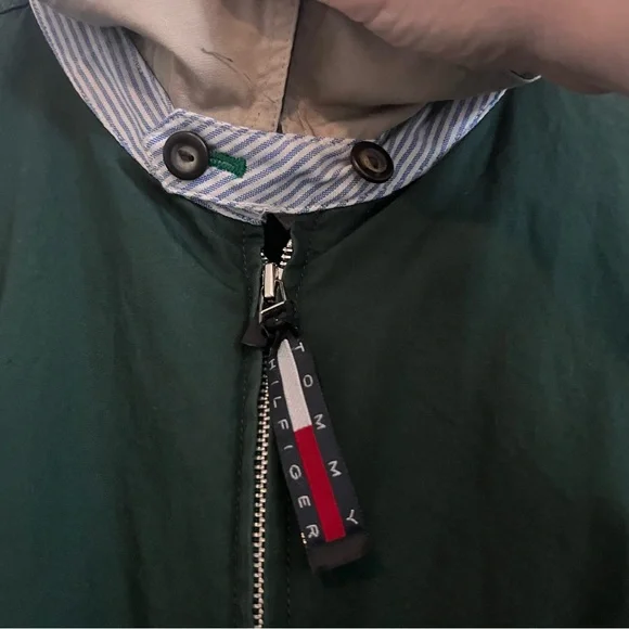 Vintage 1990s Tommy Hilfiger Harrington Crest Jacket Men's Size XL - Picture 5 of 9